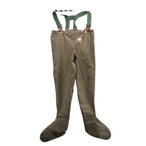 VTG Red Fishing Bib Waders Men M/L Waterproof Wader Workwear Outdoor Camp USA